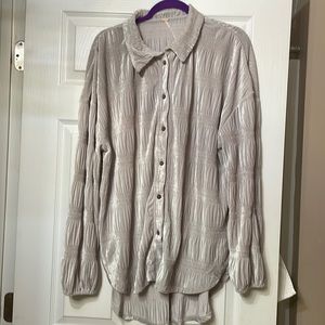 Free People My Best Top Size M in Winter Fog.  EUC